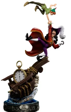 Peter Pan vs Hook 100 Years Version Disney 100th Peter Pan Art Scale 1/10 Iron Studios