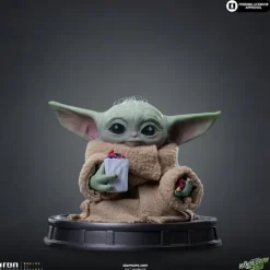 Pre-Order - Statue Grogu Popcorn Time - Mandalorian and Grogu Movie - Grogu Collection - Iron Studios