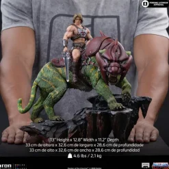 Pre-Order - Statue He-Man and Battle Cat - Masters of the Universe Movie - Deluxe Art Scale 1/10 - Iron Studios