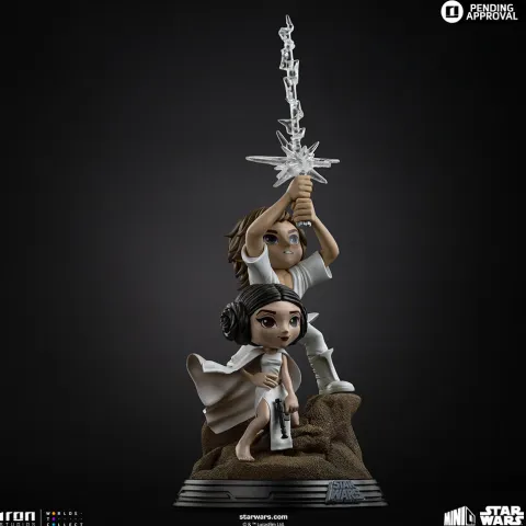 Pre-Order - Statue Luke & Leia – Star Wars – MiniCo – Iron Studios