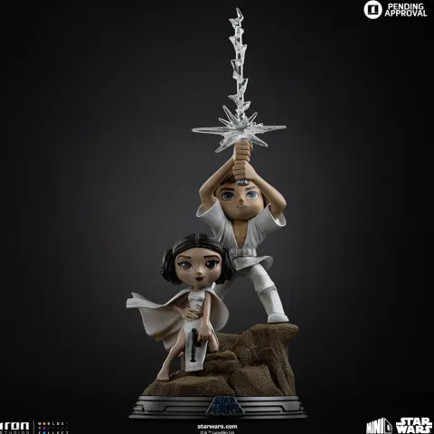 Pre-Order - Statue Luke & Leia – Star Wars – MiniCo – Iron Studios