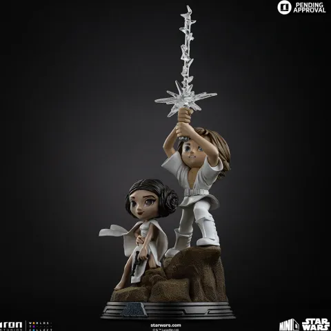 Pre-Order - Statue Luke & Leia – Star Wars – MiniCo – Iron Studios