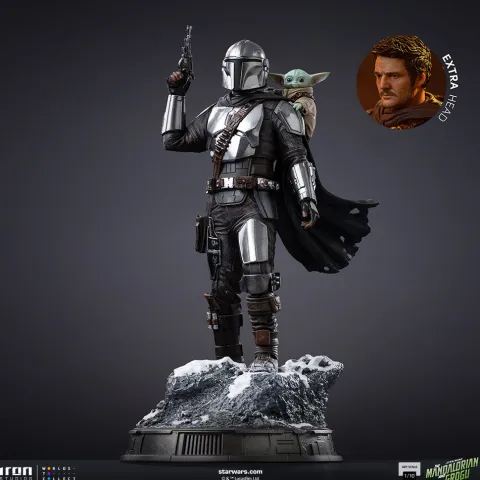 Pre-Order - Statue Mandalorian and Grogu - The Mandalorian and Grogu Movie - Art Scale 1/10 - Iron Studios