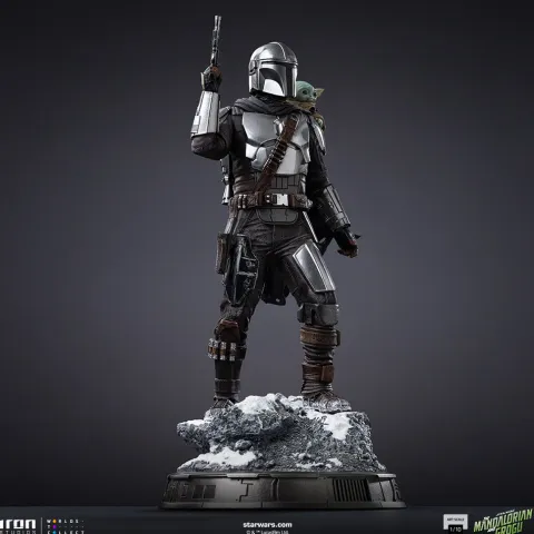 Pre-Order - Statue Mandalorian and Grogu - The Mandalorian and Grogu Movie - Art Scale 1/10 - Iron Studios