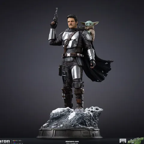 Pre-Order - Statue Mandalorian and Grogu - The Mandalorian and Grogu Movie - Art Scale 1/10 - Iron Studios