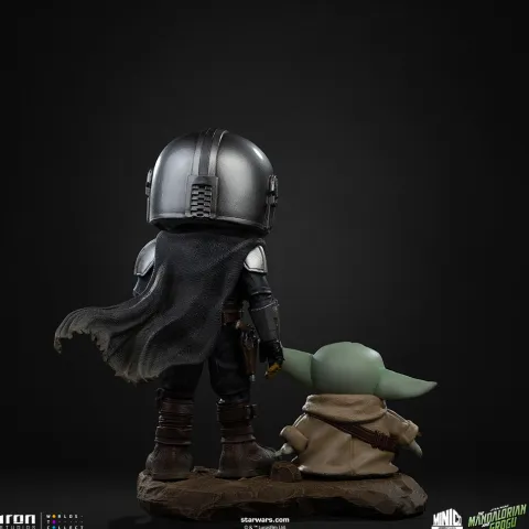 Pre-Order - Statue Mandalorian and Grogu - The Mandalorian and Grogu Movie - MiniCo - Iron Studios
