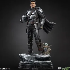 Pre-Order - Statue Mandalorian and Grogu - The Mandalorian and Grogu Movie - Legacy Replica 1/4 - Iron Studios