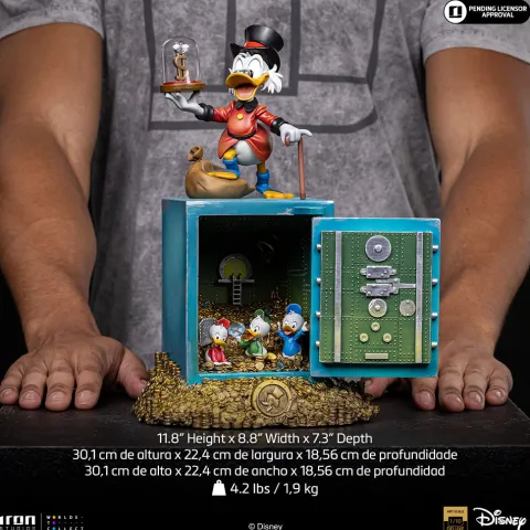 Pre-Order - Uncle Scrooge Mcduck and Nephews - Duck Tales - Art Scale 1/10 - Iron Studios