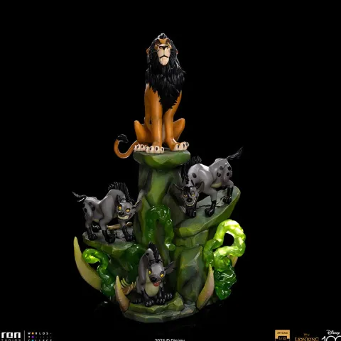 Scar Deluxe Disney 100th The Lion King Art Scale 1/10 Iron Studios