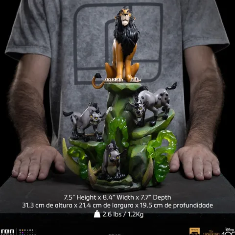 Scar Deluxe Disney 100th The Lion King Art Scale 1/10 Iron Studios