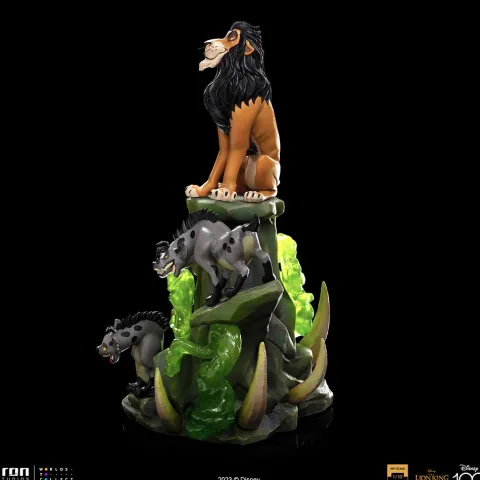 Scar Deluxe Disney 100th The Lion King Art Scale 1/10 Iron Studios