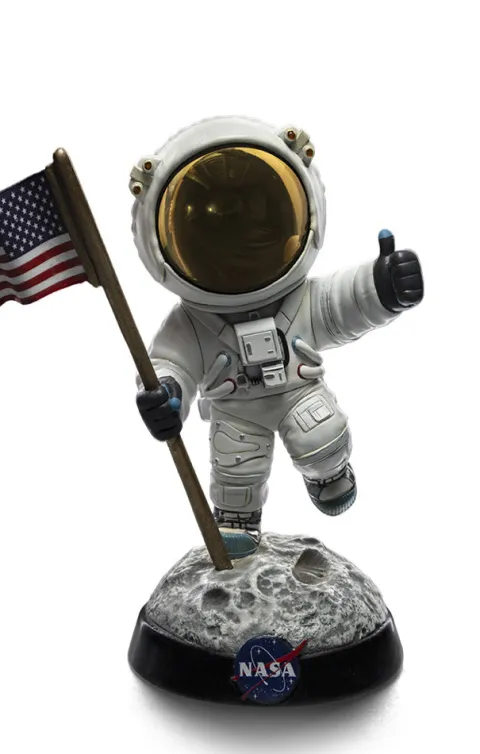 Statue Apollo 11 Astronaut NASA Minico Iron Studios