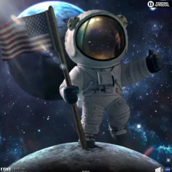 Statue Apollo 11 Astronaut NASA Minico Iron Studios