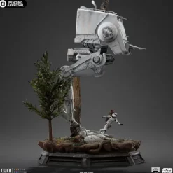 Statue AT-ST and Chewbacca - Star Wars - Demi Art Scale 1/20 - Iron Studios