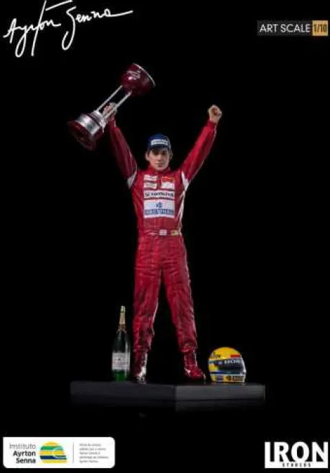 Statue Ayrton Senna 1988 Japan GP - Art Scale 1/10 - Iron Studios
