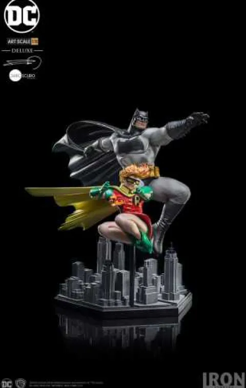 Statue Batman & Robin Deluxe By Frank Miller - The Dark Knight Returns - Art Scale 1/10 - Iron Studios