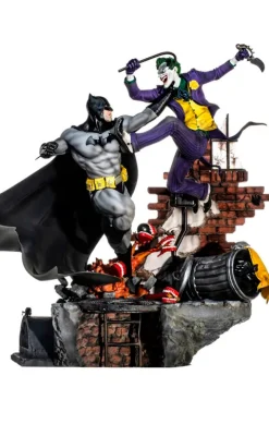 Statue Batman Vs Joker - Dc Comics By Ivan Reis - Battle Diorama 1/6 - Iron Studios