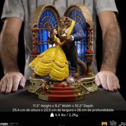 Statue Beauty and The Beast Deluxe Disney 100th Beauty and The Beast Art Scale 1/10 Iron Studios