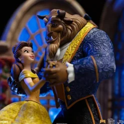 Statue Beauty and The Beast Deluxe Disney 100th Beauty and The Beast Art Scale 1/10 Iron Studios
