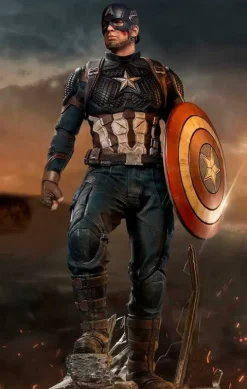 Statue Captain America Regular- Avengers: End Game - Legacy Replica 1/4 - Iron Studios