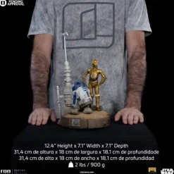 Statue C-3PO and R2-D2 - Star Wars - Art Scale 1/10 - Iron Studios