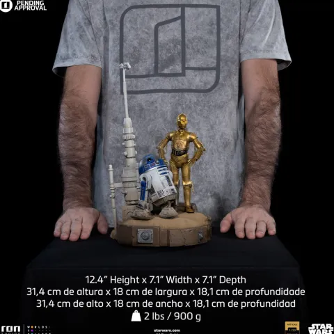 Statue C-3PO and R2-D2 - Star Wars - Art Scale 1/10 - Iron Studios
