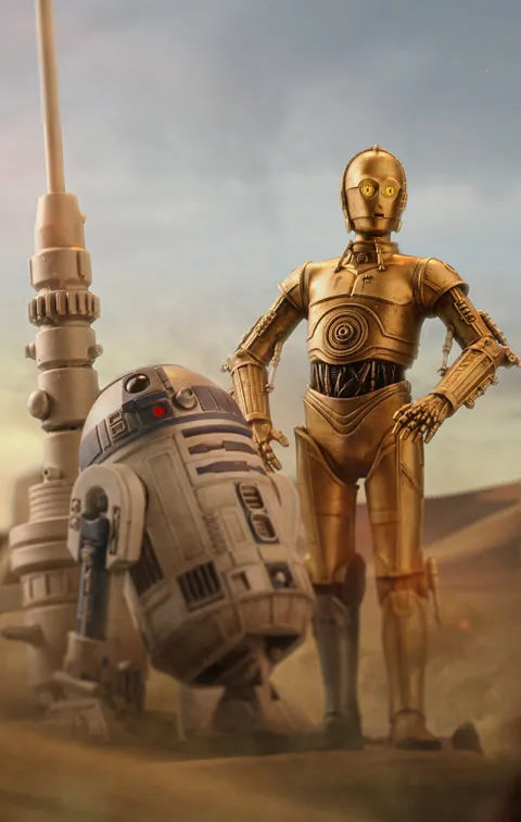 Statue C-3PO and R2-D2 - Star Wars - Art Scale 1/10 - Iron Studios