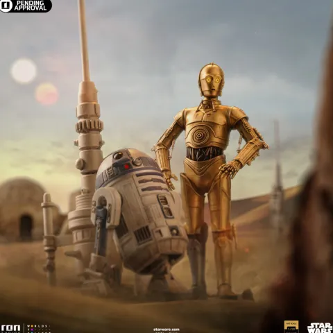 Statue C-3PO and R2-D2 - Star Wars - Art Scale 1/10 - Iron Studios