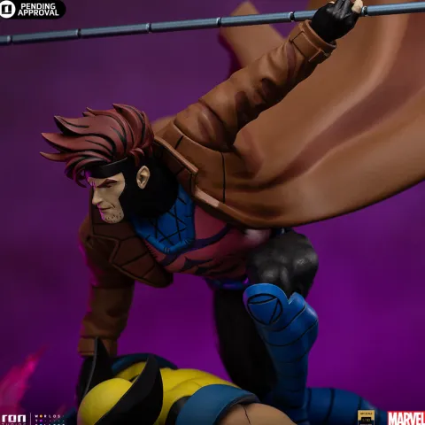 Statue Gambit and Wolverine X-Men '97 Art Scale 1/10 Iron Studios