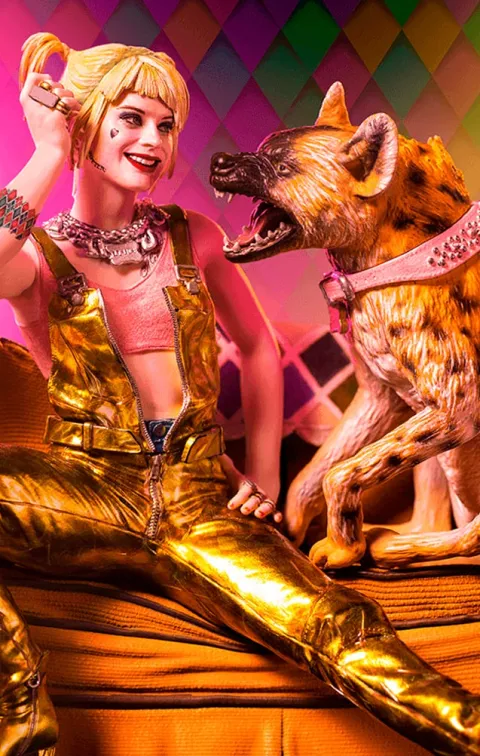 Statue Harley Quinn & Bruce Deluxe - Art Scale 1/10 - Birds of Prey - Iron Studios