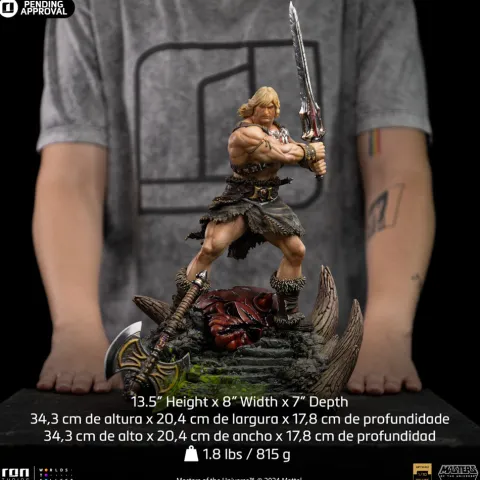 Statue He-Man Unleashed - Masters of the Universe - Art Scale 1/10 - Iron Studios