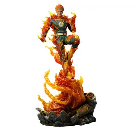 Statue Human Torch (Blue Suit Variant) - Fantastic Four - Art Scale 1/10 - Iron Studios