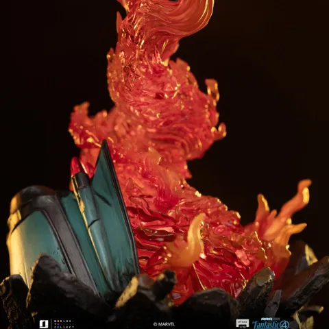 Statue Human Torch (Blue Suit Variant) - Fantastic Four - Art Scale 1/10 - Iron Studios