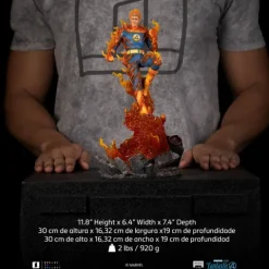 Statue Human Torch (Blue Suit Variant) - Fantastic Four - Art Scale 1/10 - Iron Studios