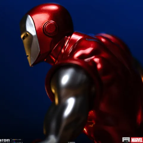 Statue Iron Man Red & Chrome - Marvel Comics - Art Scale 1/10 - Iron Studios
