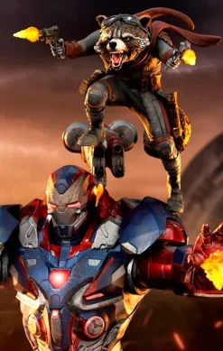 Statue Iron Patriot & Rocket - Avengers: Endgame - Art Scale 1/10 - Iron Studios