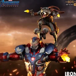 Statue Iron Patriot & Rocket - Avengers: Endgame - Art Scale 1/10 - Iron Studios