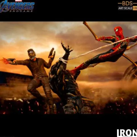 Statue Iron Spider Vs Outrider - Avengers: Endgame - BDS Art Scale - Iron Studios