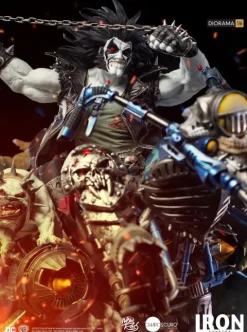 Statue Lobo 1/6 Diorama - By Ivan Reis - DC Comics - Iron Studios