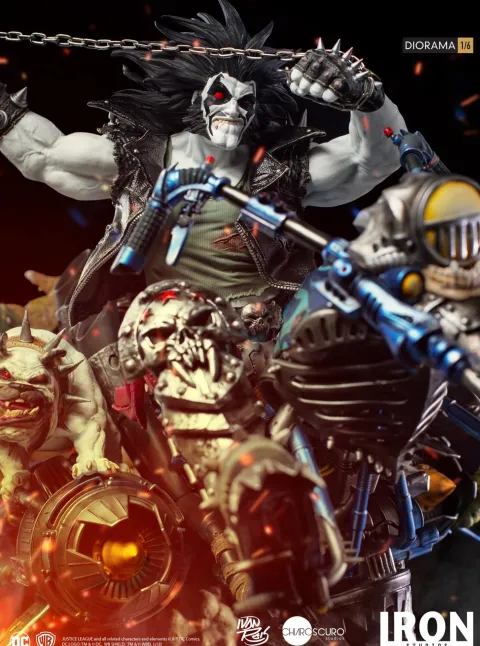 Statue Lobo 1/6 Diorama - By Ivan Reis - DC Comics - Iron Studios