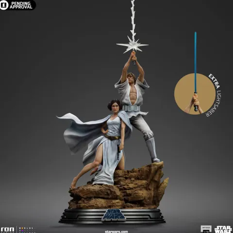 Statue Luke and Leia - Star Wars - Art Scale 1/10 - Iron Studios