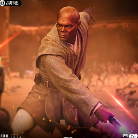 Statue Mace Windu Star Wars Art Scale 1/10 Iron Studios