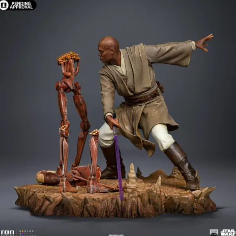 Statue Mace Windu Star Wars Art Scale 1/10 Iron Studios