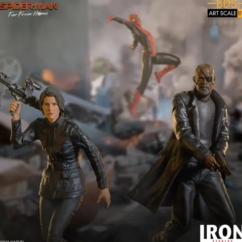 Statue Nick Fury - Spider-Man: Far From Home - Bds Art Scale 1/10 - Iron Studios