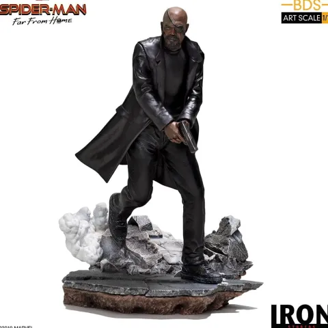 Statue Nick Fury - Spider-Man: Far From Home - Bds Art Scale 1/10 - Iron Studios