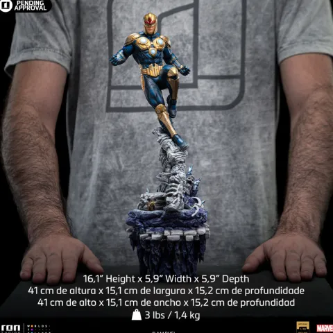 Statue Nova Deluxe Infinity Gauntlet Diorama BDS Art Scale 1/10 Iron Studios