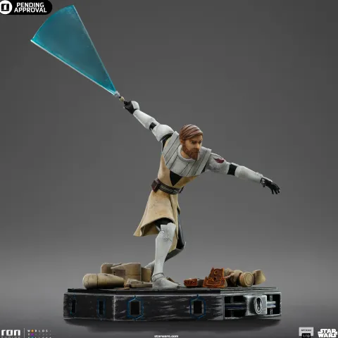 Statue Obi-Wan Kenobi – Star Wars: Clone Wars - Art Scale 1/10 - Iron Studios