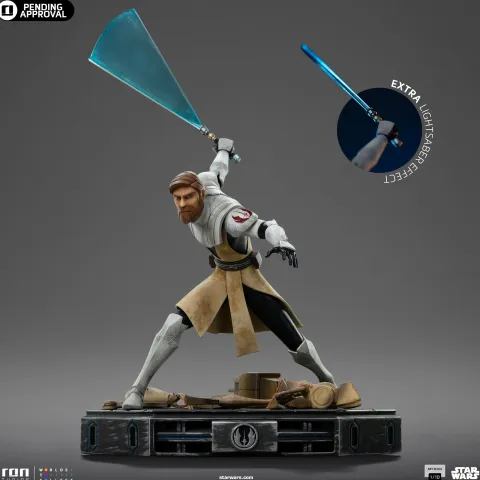 Statue Obi-Wan Kenobi – Star Wars: Clone Wars - Art Scale 1/10 - Iron Studios