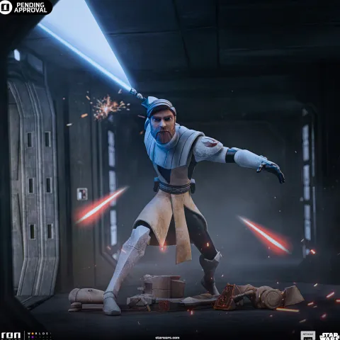 Statue Obi-Wan Kenobi – Star Wars: Clone Wars - Art Scale 1/10 - Iron Studios