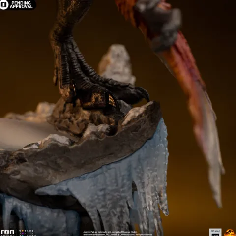 Statue Pyroraptor. Jurassic World: Dominion Art Scale 1/10 Iron Studios
